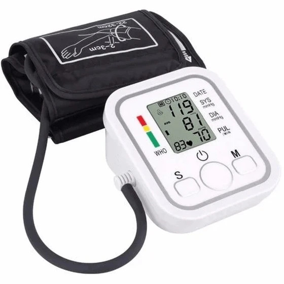 دستگاه فشارسنج دیجیتال بازویی سخنگو فارسی مدل Arm Style | اندازهگیری فشار خون و ضربان قلب با حافظه ۹۹ عددی