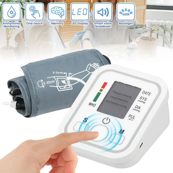 دستگاه فشارسنج دیجیتال بازویی سخنگو فارسی مدل Arm Style | اندازهگیری فشار خون و ضربان قلب با حافظه ۹۹ عددی