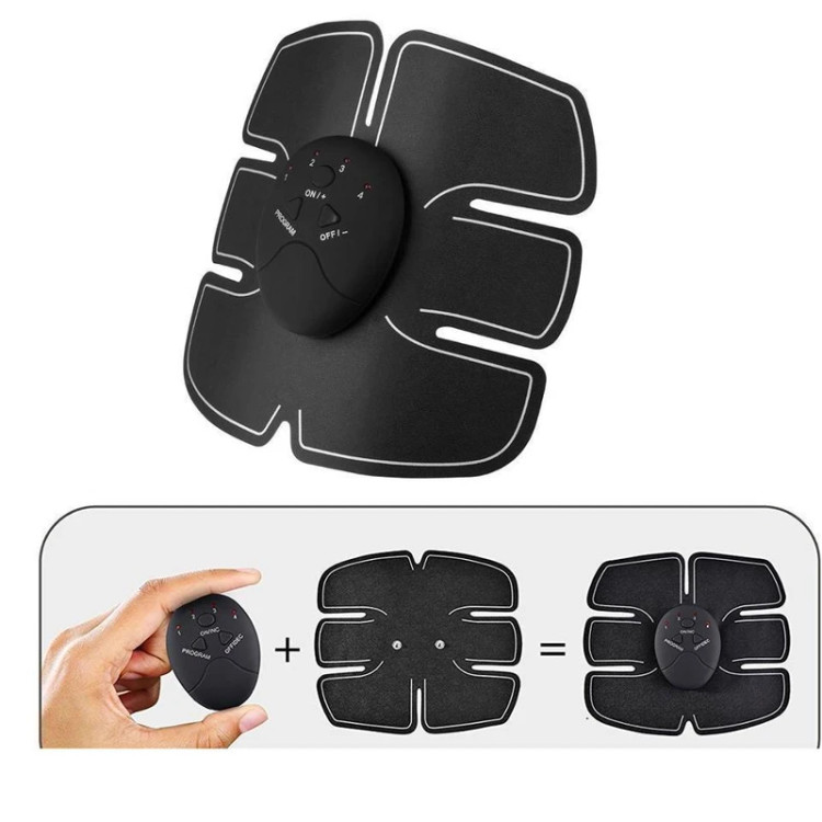 دستگاه عضلهساز، چربیسوز و محرک عضلات EMS مدل Mobile-Gym مجموعه 3 عددی (پد شکم و بازو)