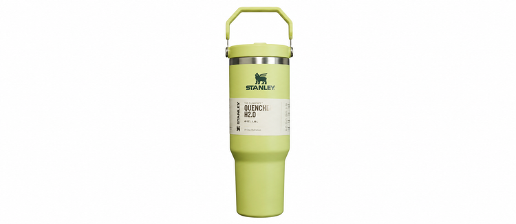تراول ماگ استنلی دستهدار (دسته از بالا) Quencher H2.0 ظرفیت ۸۸۰ میل (۸۸۷ میلیلیتر) 30oz | ماگ استیل دوجداره وکیوم