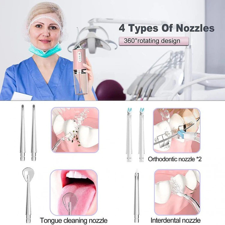 واترجت دندان مدل H-901 Portable Oral Irrigator | دستگاه شستوشوی دهان و دندان | پاکسازی عمیق دهان و لثه