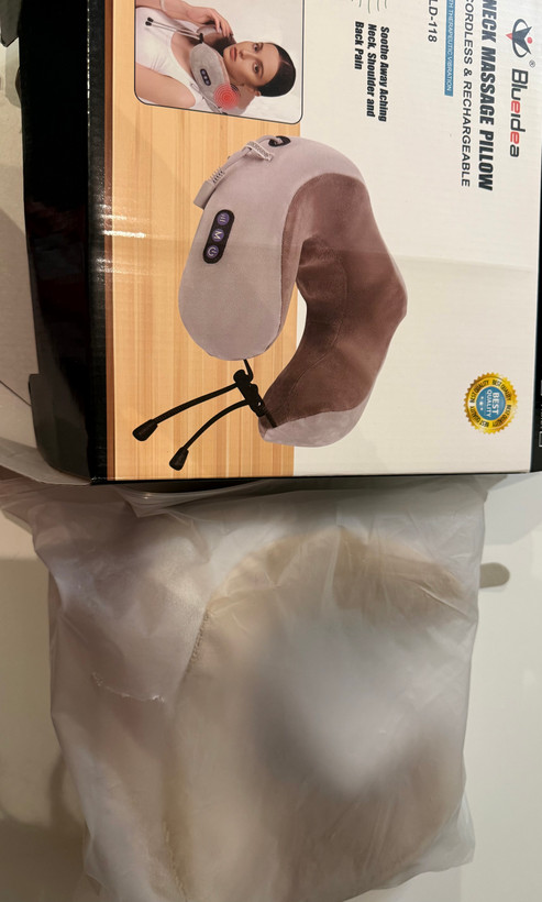 ماساژور گردن و شانه U شکل شارژی بلوآیدیا مدل BLD-118 با مادون قرمز