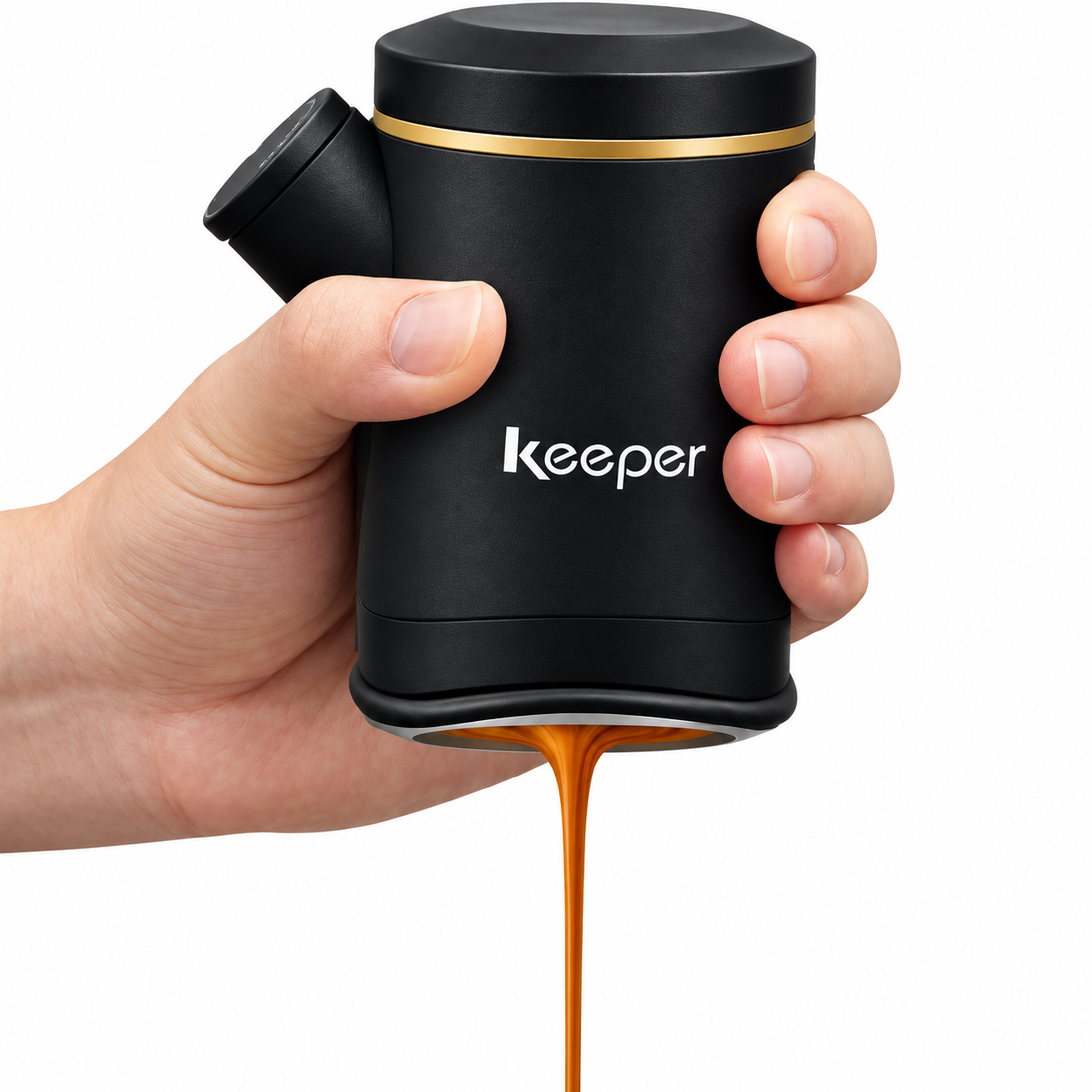 مینی اسپرسوساز دستی مسافرتی Keeper مدل HS-8203 | فشار ۱۰ بار + کیف حمل