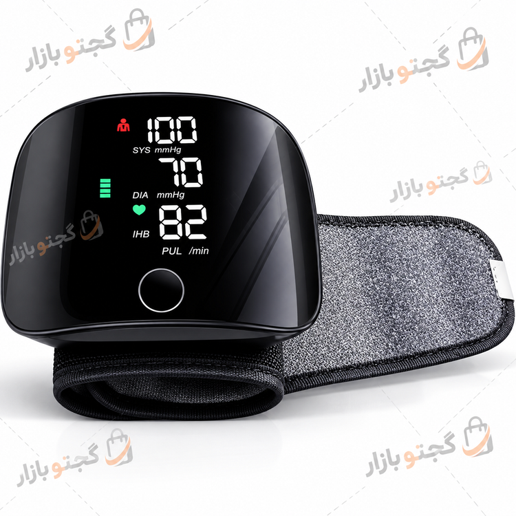 فشارسنج مچی دیجیتال سخنگو فارسی شارژی Type-C | نمایش فشار خون و ضربان قلب